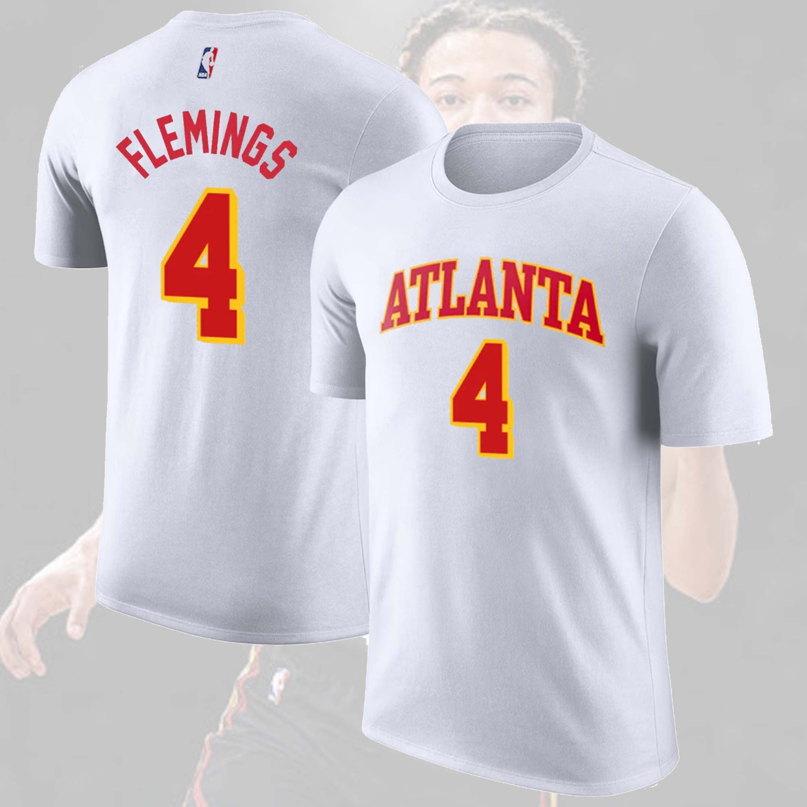 HOT ITEM – Kingston Flemings #4 Atl@nta Hawks Team 2026 Player Name & Number