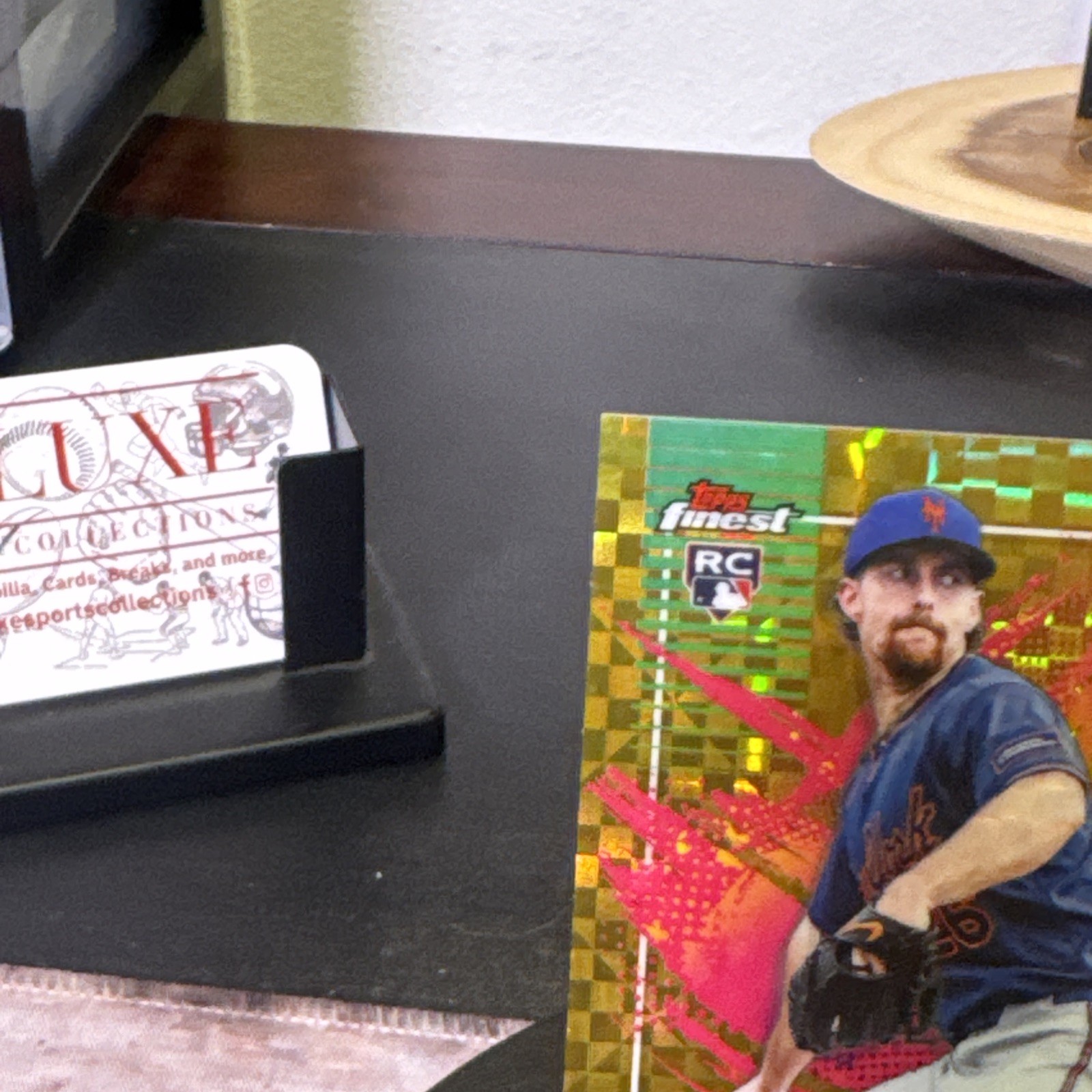 2026 Topps Finest RARE Nolan McLean Gold X-Fractor /50 RC New York Mets