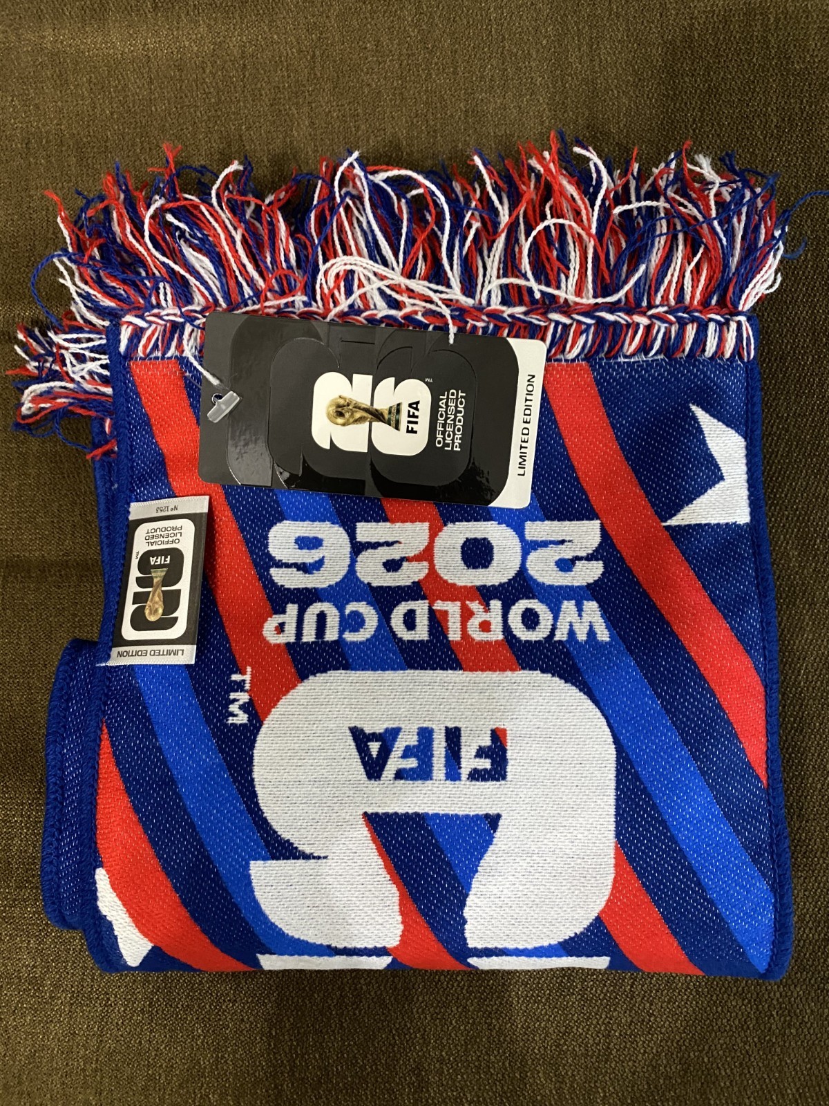 RARE FIFA World Cup 2026 Brazil vs Japan Match 76 Houston Matchday Scarf 6/29