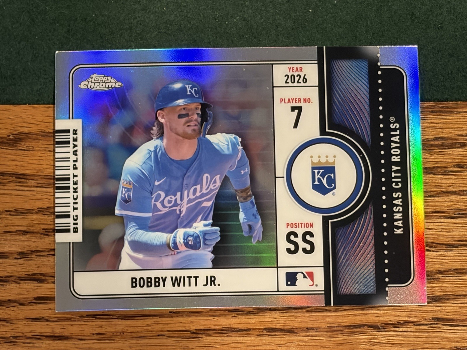 2026 Topps Chrome #BTP-16 Bobby Witt Jr. Big Ticket Players