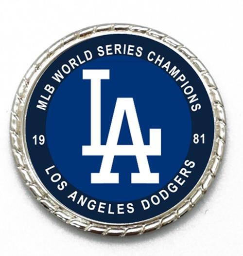 Tribute Coin Los Angeles Dodgers 1981 MLB World Series Champions LA Dodgers