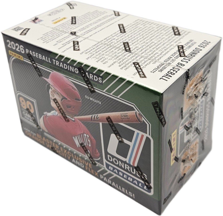 2026 Panini Donruss Baseball Factory Sealed 6 Pack Blaster Box 90 Cards 1 Hit