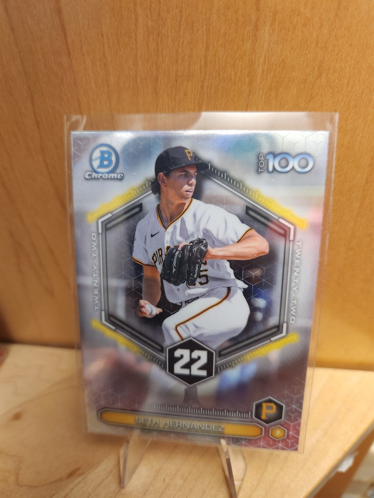 2026 Bowman Seth Hernandez #BTP-22 Top 100 Prospects Pirates