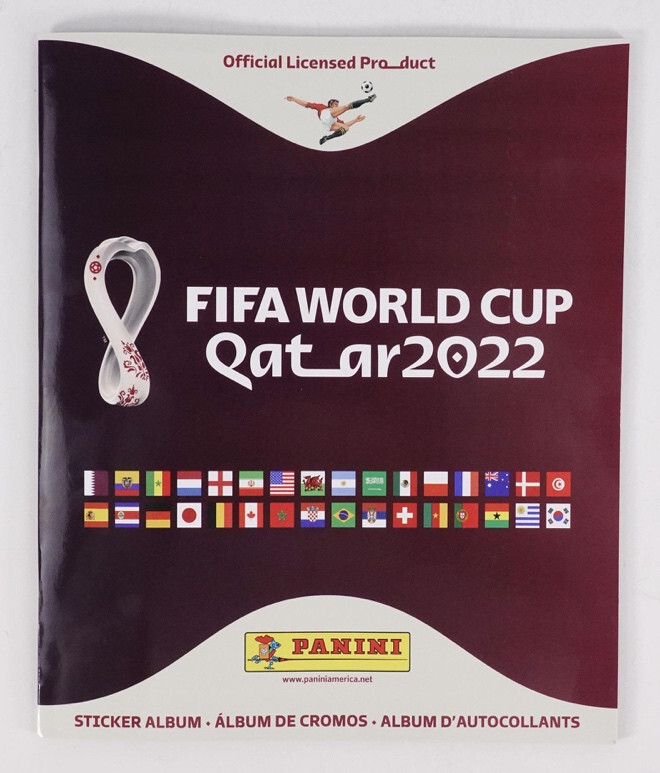 100 x 2022 FIFA Soccer World Cup Official Sticker Collection Album Special