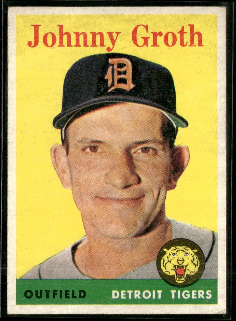 1958 Topps #262 Johnny Groth Tigers