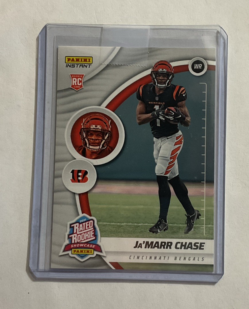 Ja’Marr Chase Rated Rookie Showcase 2021 Panini Instant #RS5 Bengals RC
