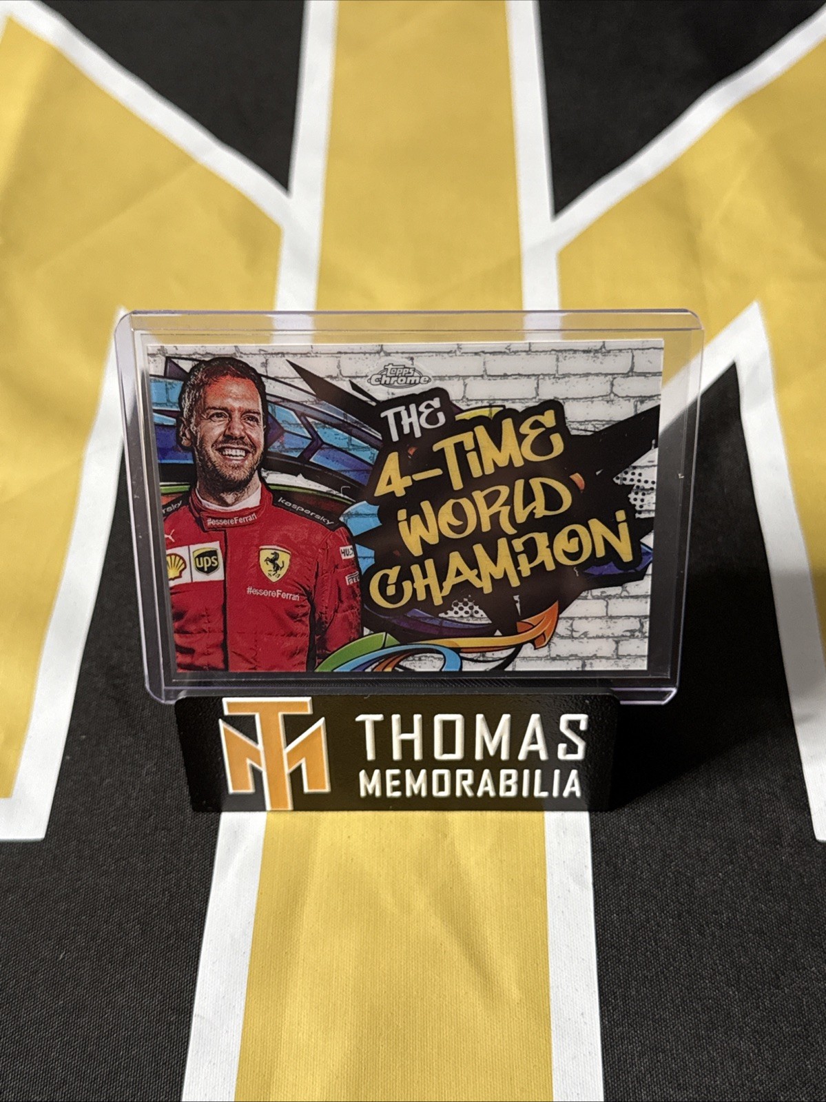 2020 Topps Chrome Formula 1 – Track Tags Sebastian Vettel #TT-3 (RC) Ferrari