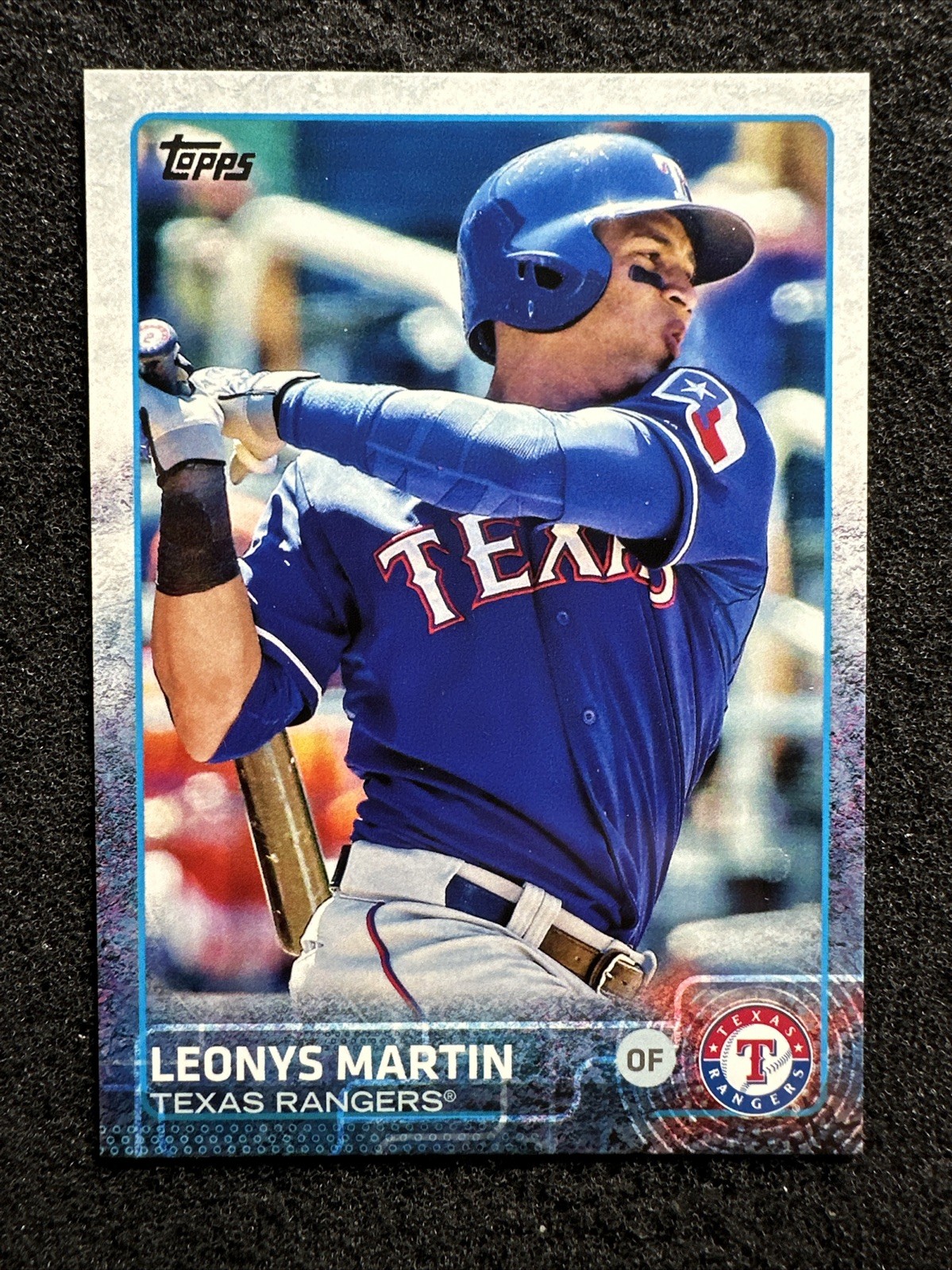 LEONYS MARTIN #417 2015 Topps Baseball QTY Texas Rangers