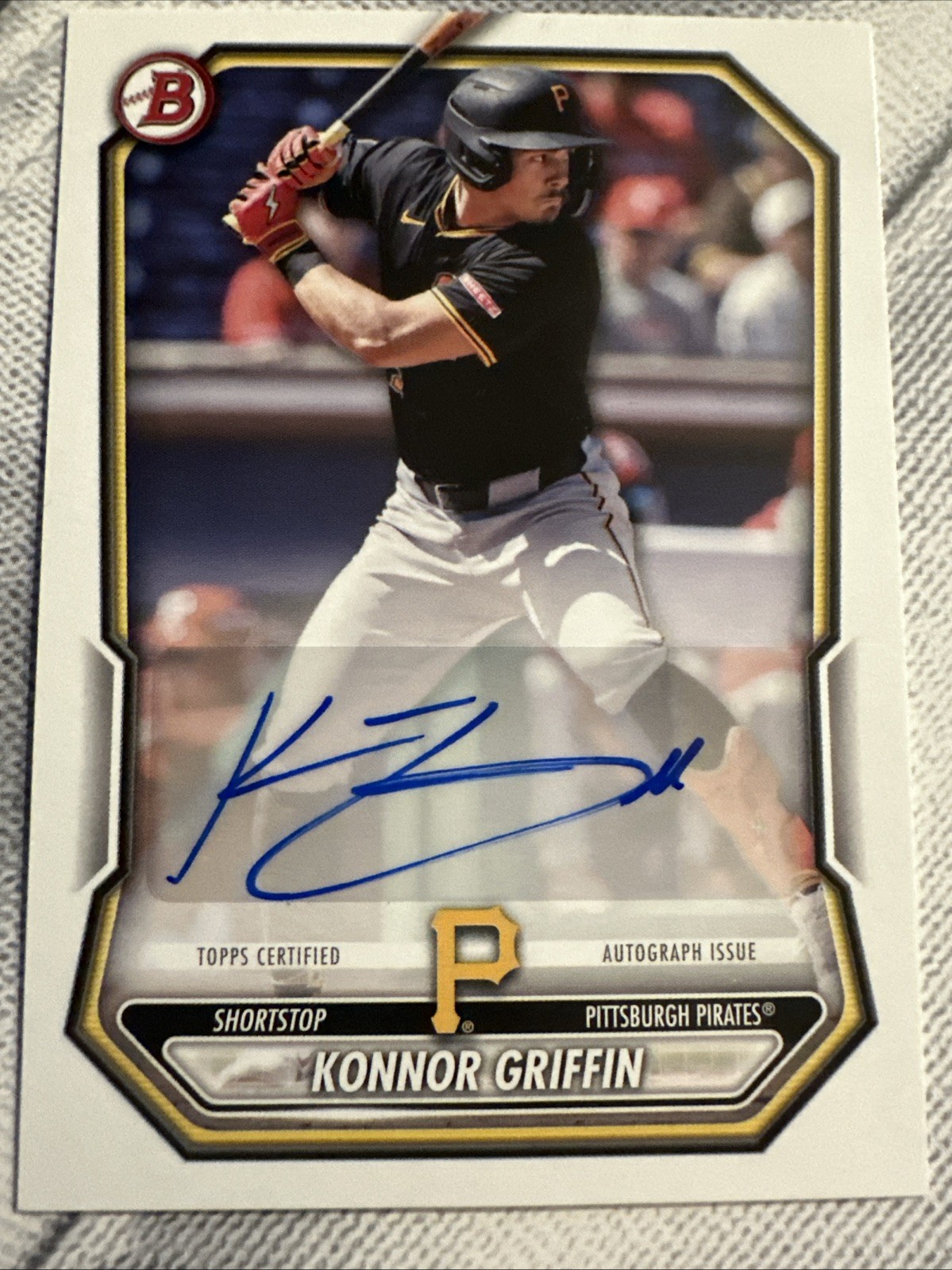 2026 Bowman #BPA-KG Konnor Griffin Prospect Autographs