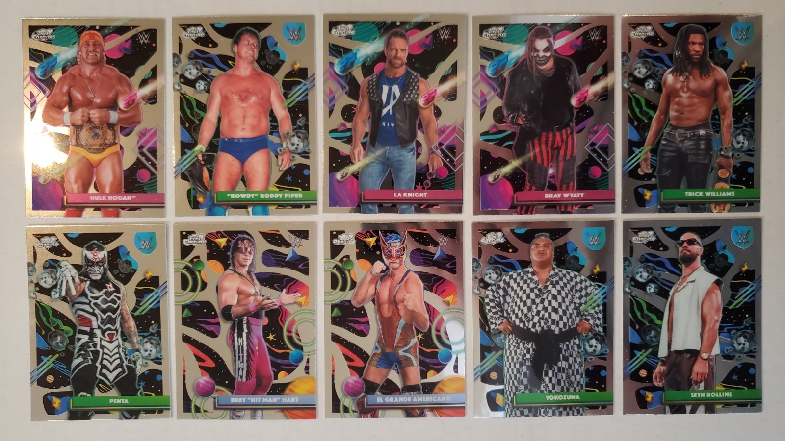 2026 Topps Cosmic Chrome WWE – BASE CARDS – Card #s 1-200 – U Pick