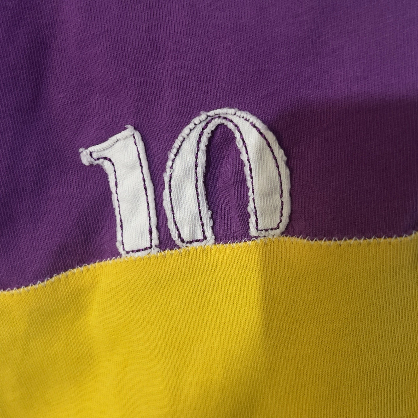 Rugby Union Puma Polo Top. Uk S. Purple/white/Yellow