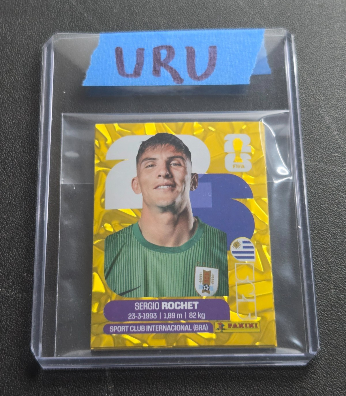 Panini 2026 FIFA World Cup Uruguay URU Mixed Crumple Parallel Stickers 12