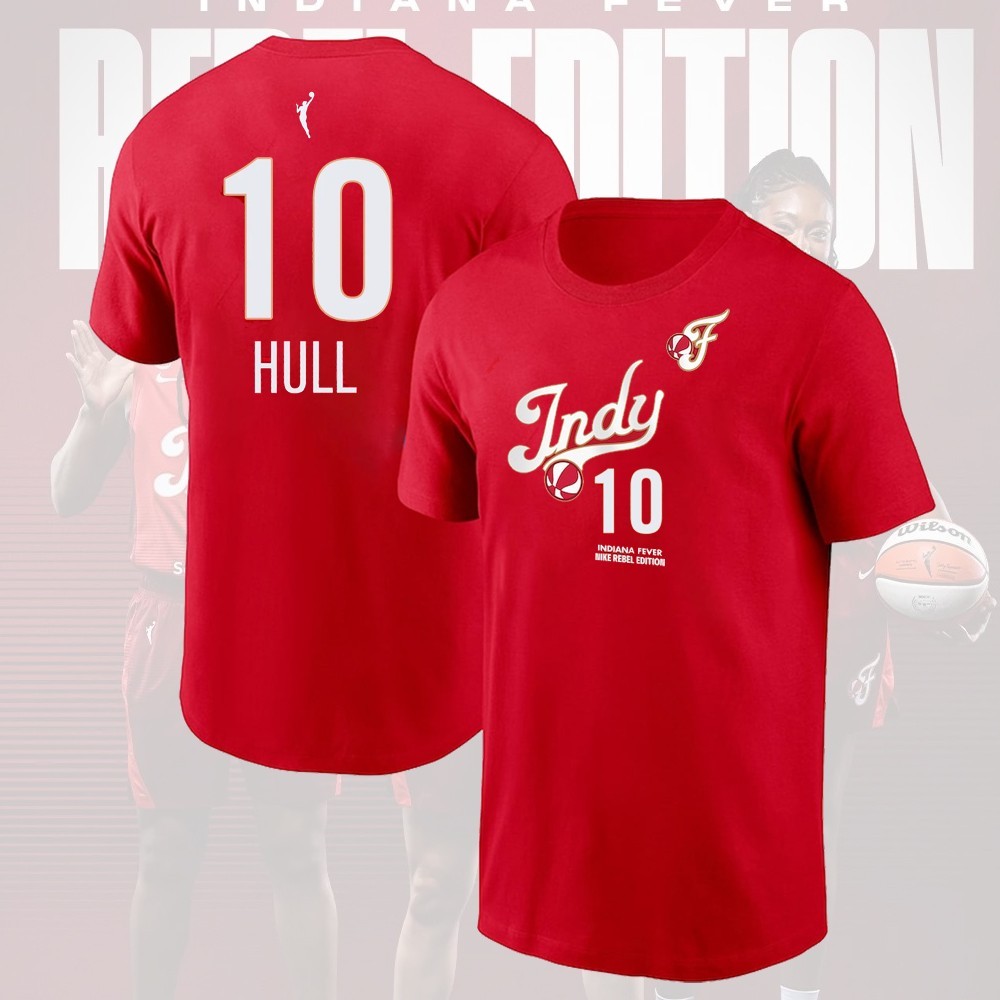 Indiana Fever Red Rebel Edition 2026 Players Name & Number: Clark, Boston, Hull