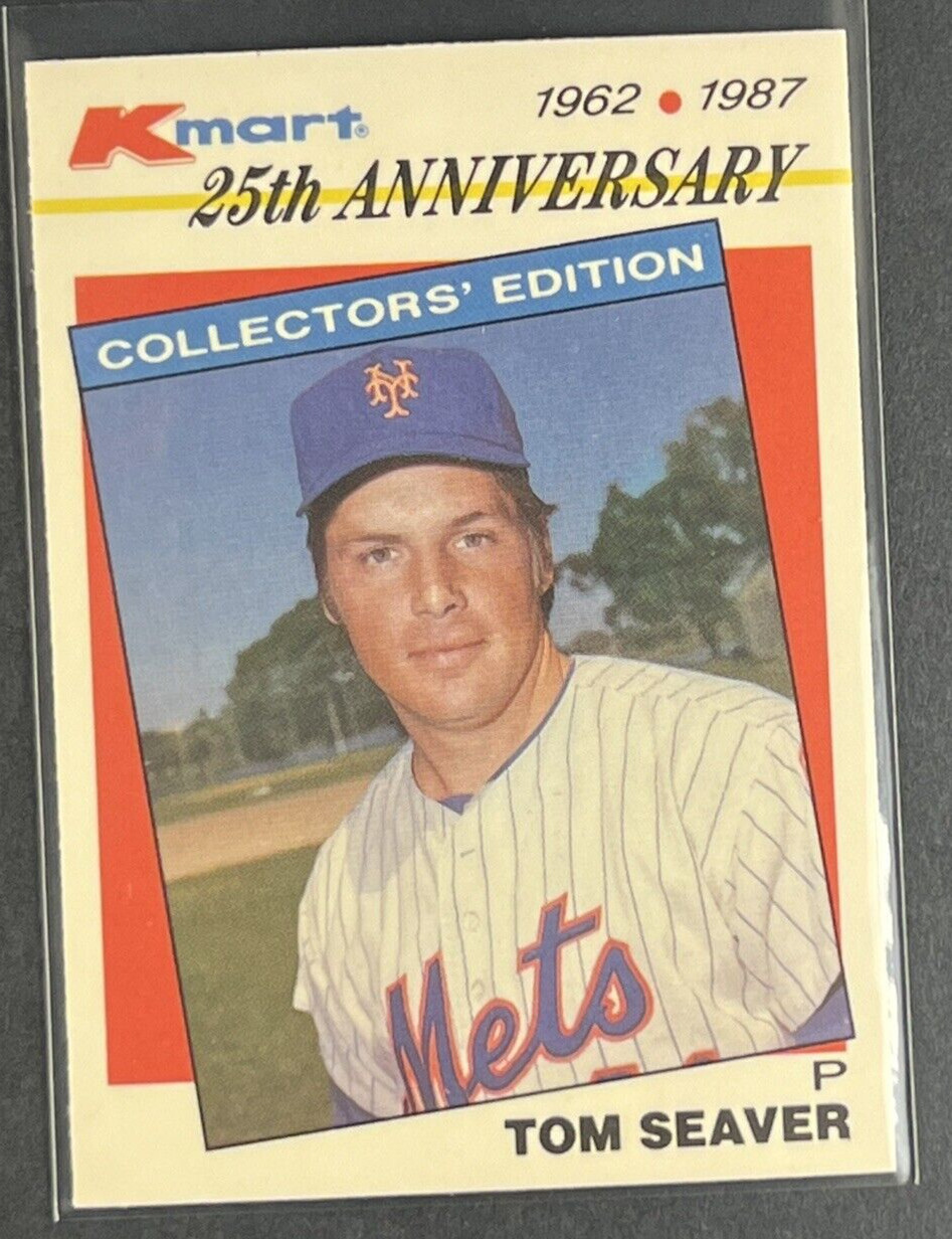 Tom Seaver #21 1987 Topps Kmart 25th Anniversary Baseball’s Stars of the Decades