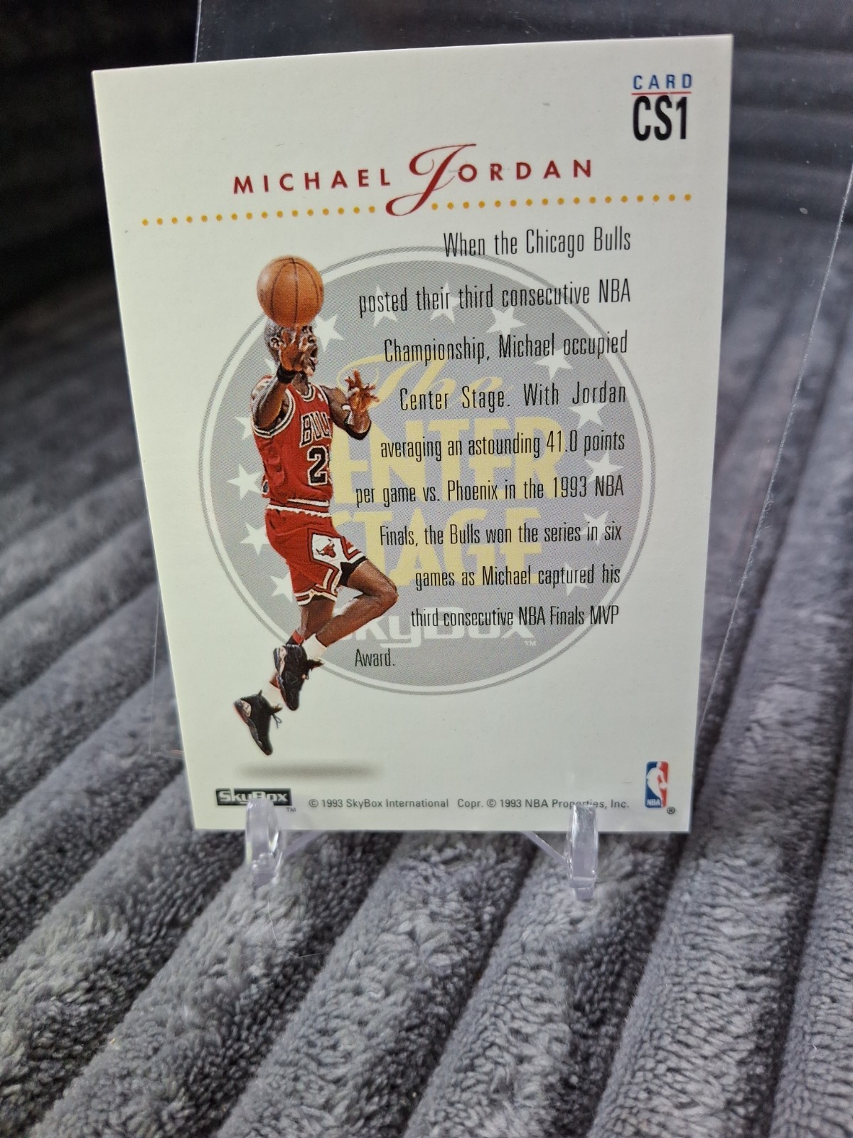 1993-94 Skybox Premium – The Center Stage Michael Jordan #CS1