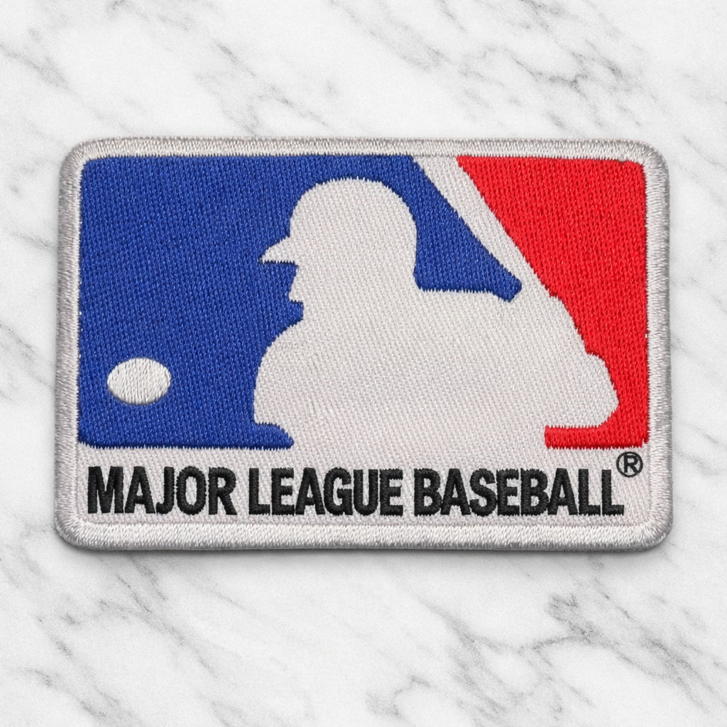 MAJOR LEAGUE BASEBALL LOGO MLB EMBROIDERED IRON ON PATCH 3″X2″ FREE SHIP & TRACK