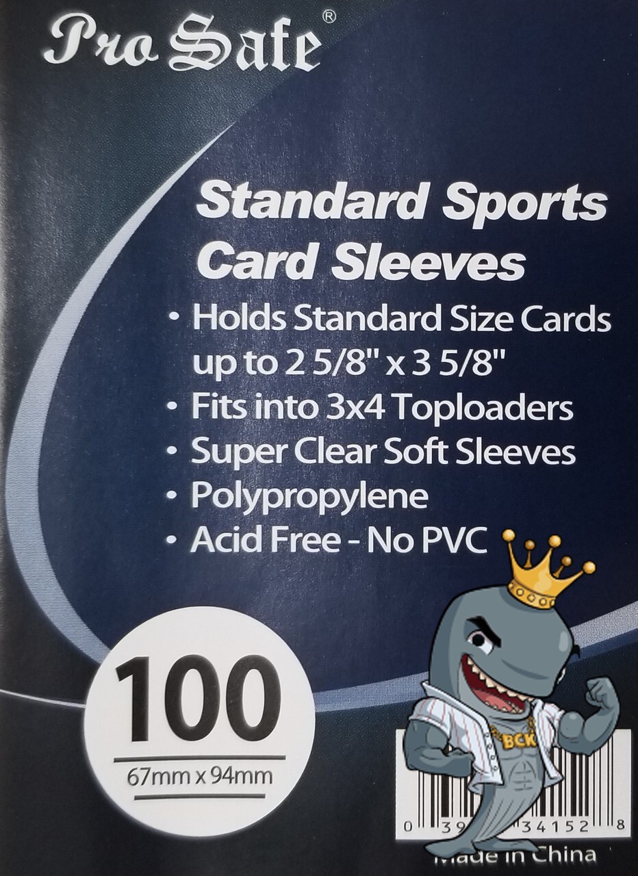 Pro Safe Standard Card Sleeves (5 Packs Of 100) (500 Total)