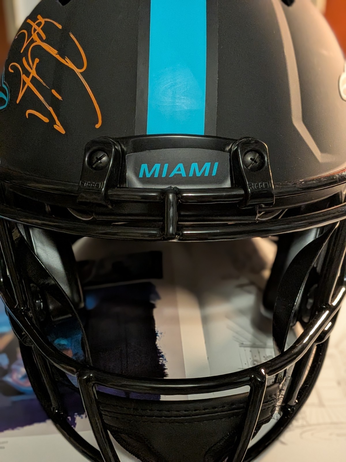 Tua Tagovailoa Autographed Dolphins Eclipse Authentic Full-Size Helmet Fanatics