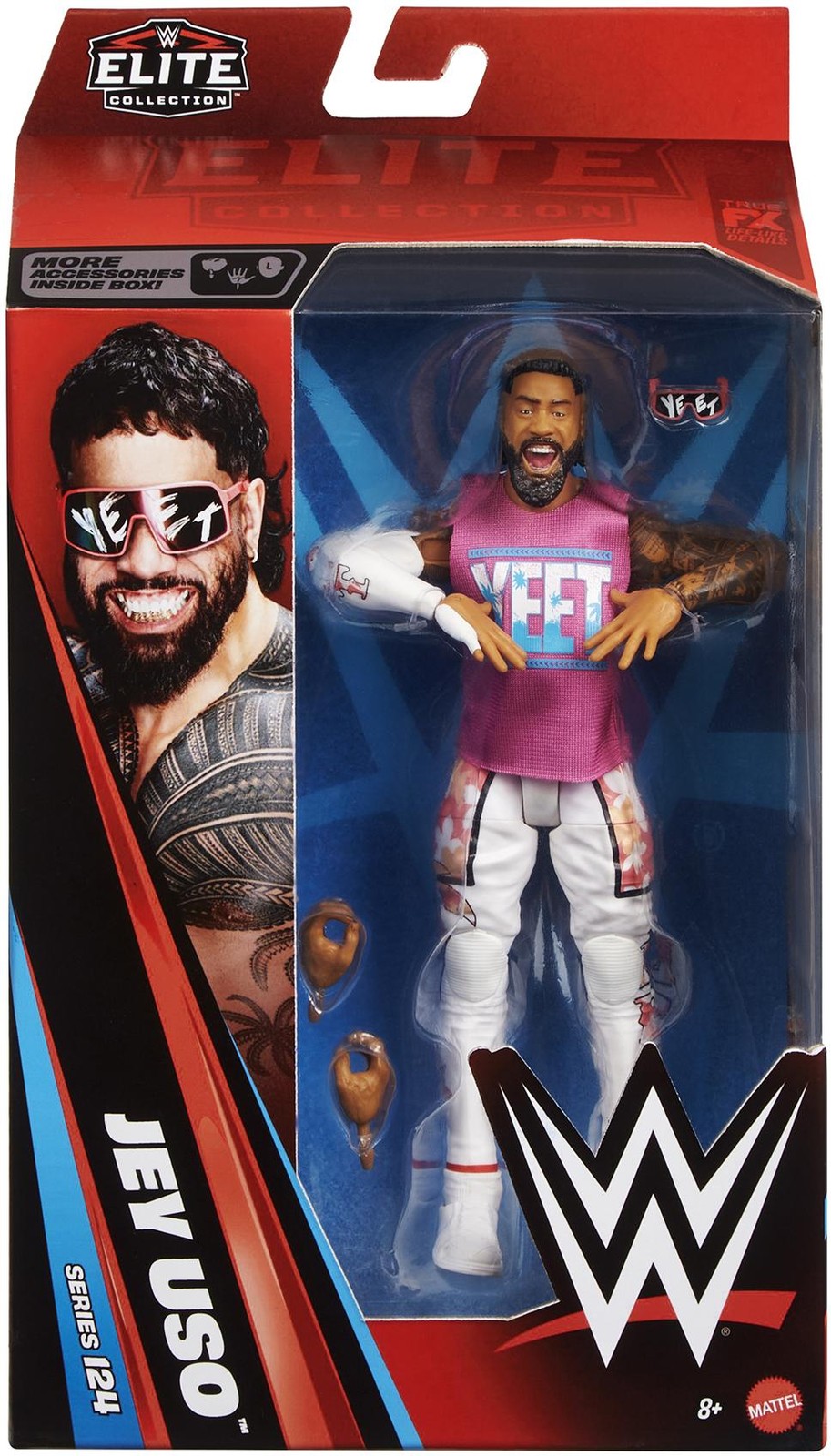 Jey Uso WWE Mattel Elite Collection Series 124 Action Figure