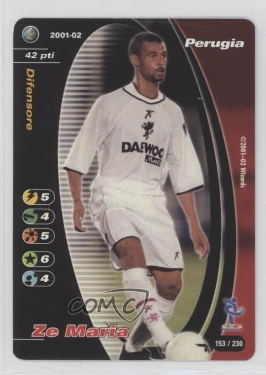 2001-02 Wizards of the Coast Football Champions Serie A Ze Maria Rookie RC 0p64