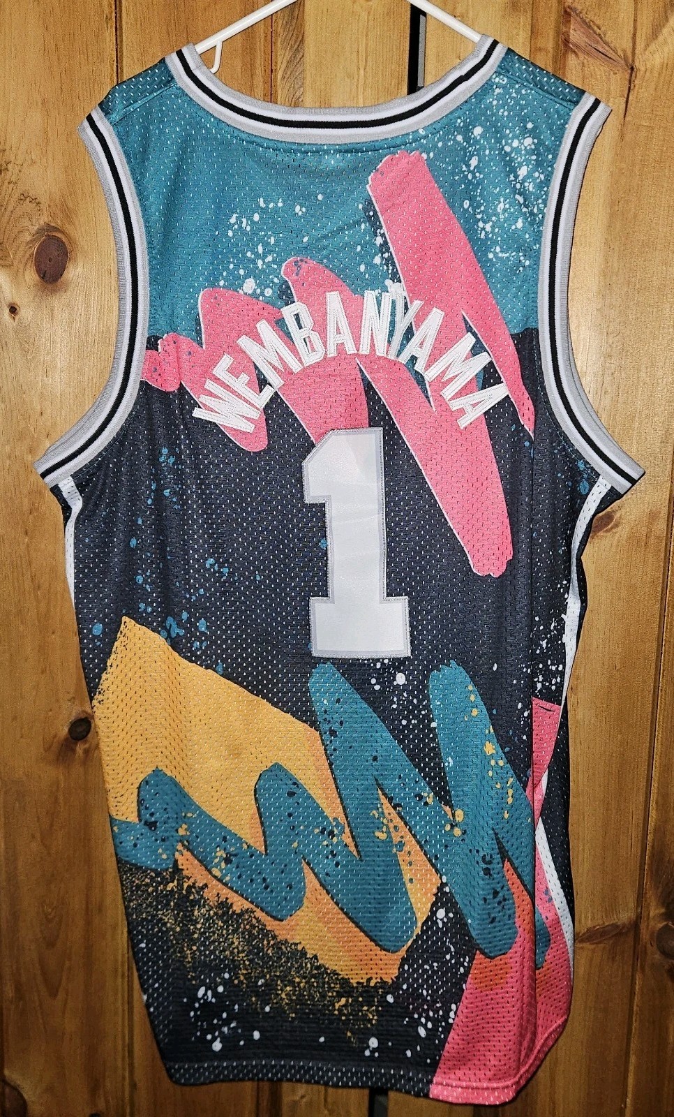Victor Wembanyama San Antonio Spurs #1 Color City Edition 🏀 Jersey 3XL XXXL 🔥