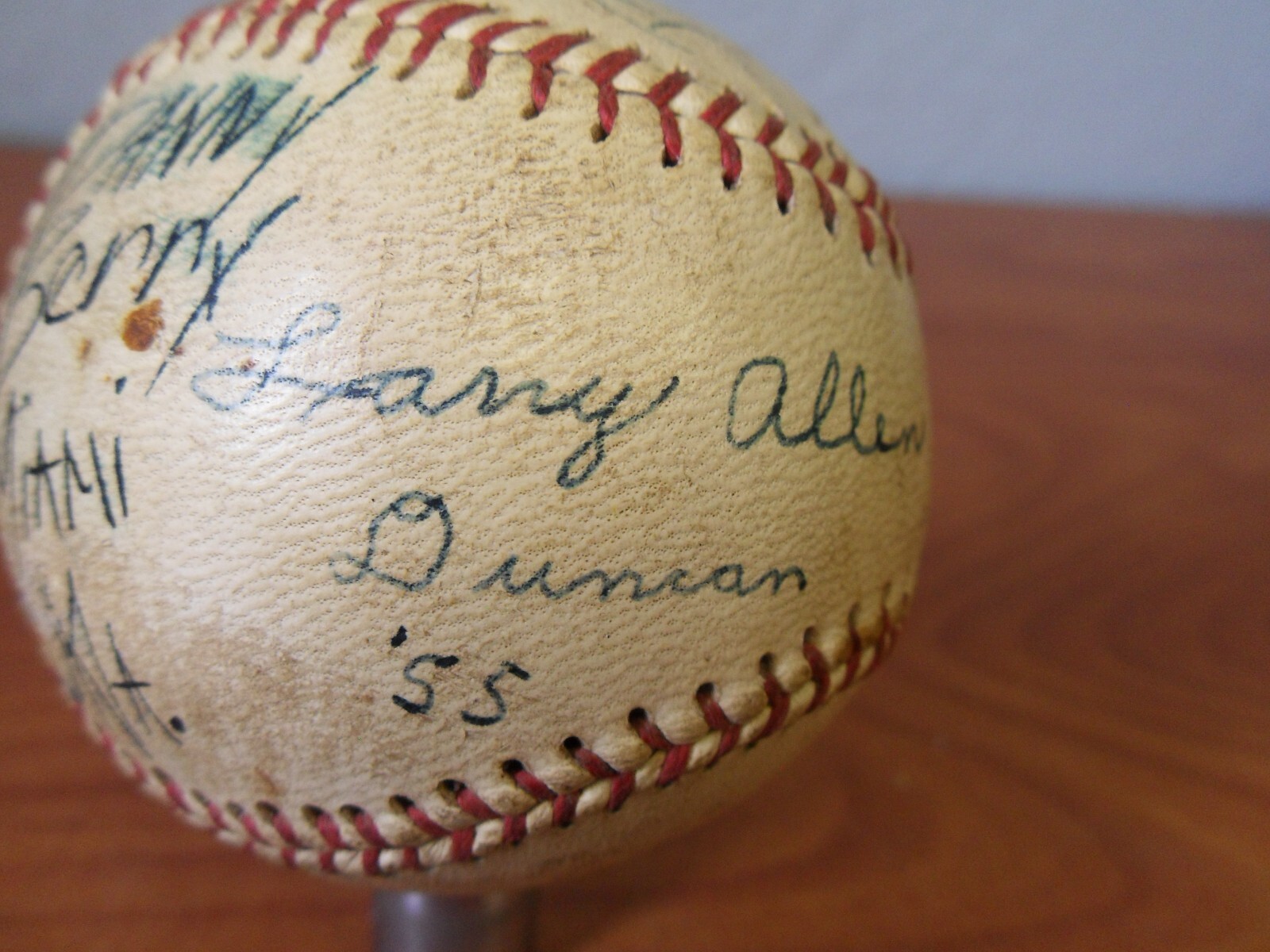 Autographed Baseball Unknown Players Many Times Signed Collectible Sports Lover