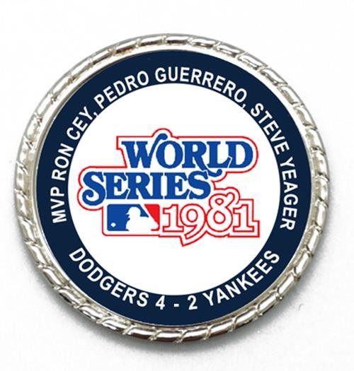 Tribute Coin Los Angeles Dodgers 1981 MLB World Series Champions LA Dodgers