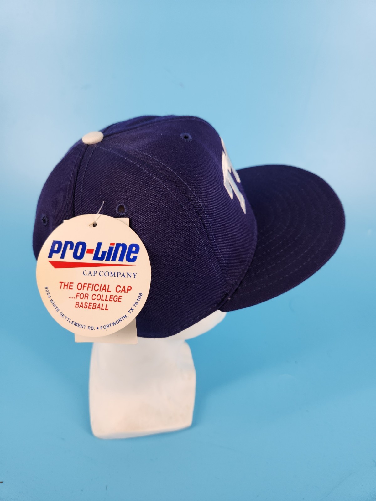 Vintage NWT TCU Horned Frogs Fitted Hat Size 6 3/4 On Field Pro Line Made In USA