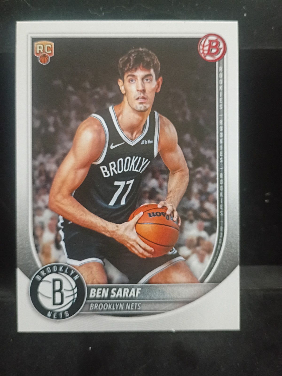 2025-26 Bowman #26 Ben Saraf RC Brooklyn Nets