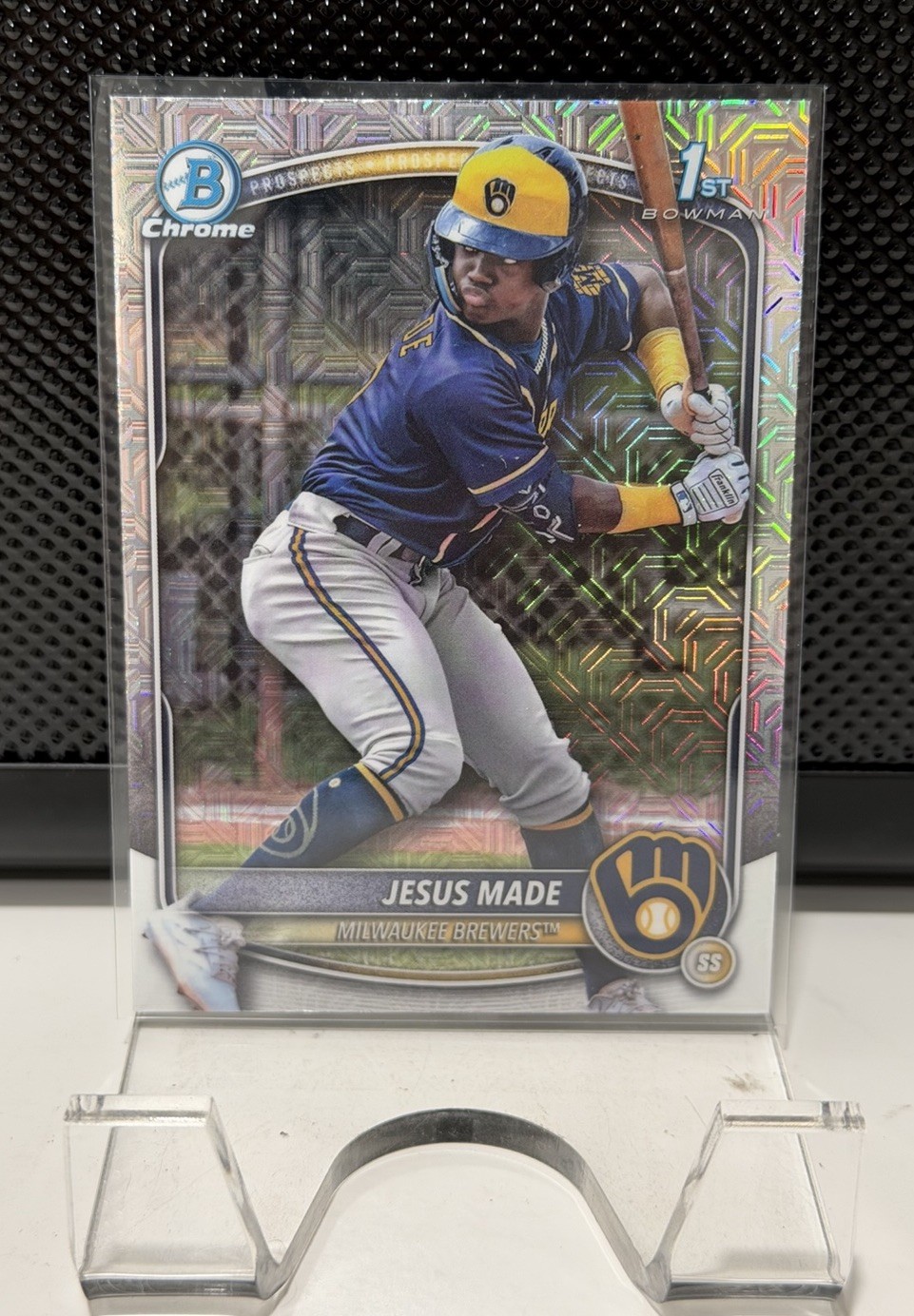 2025 Bowman – Chrome Prospects Jesus Made #BCP-50 Mojo Refractor (RC)