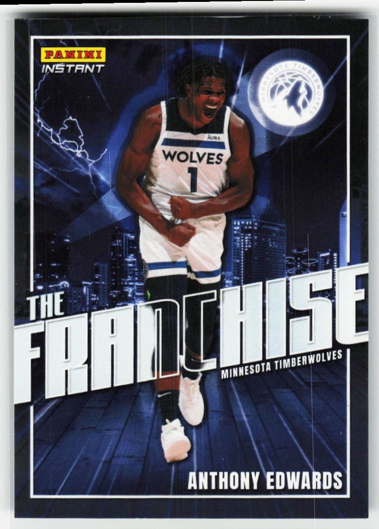 2021-22 Panini Instant The Franchise Anthony Edwards #SF-18 1/596 Minnesota