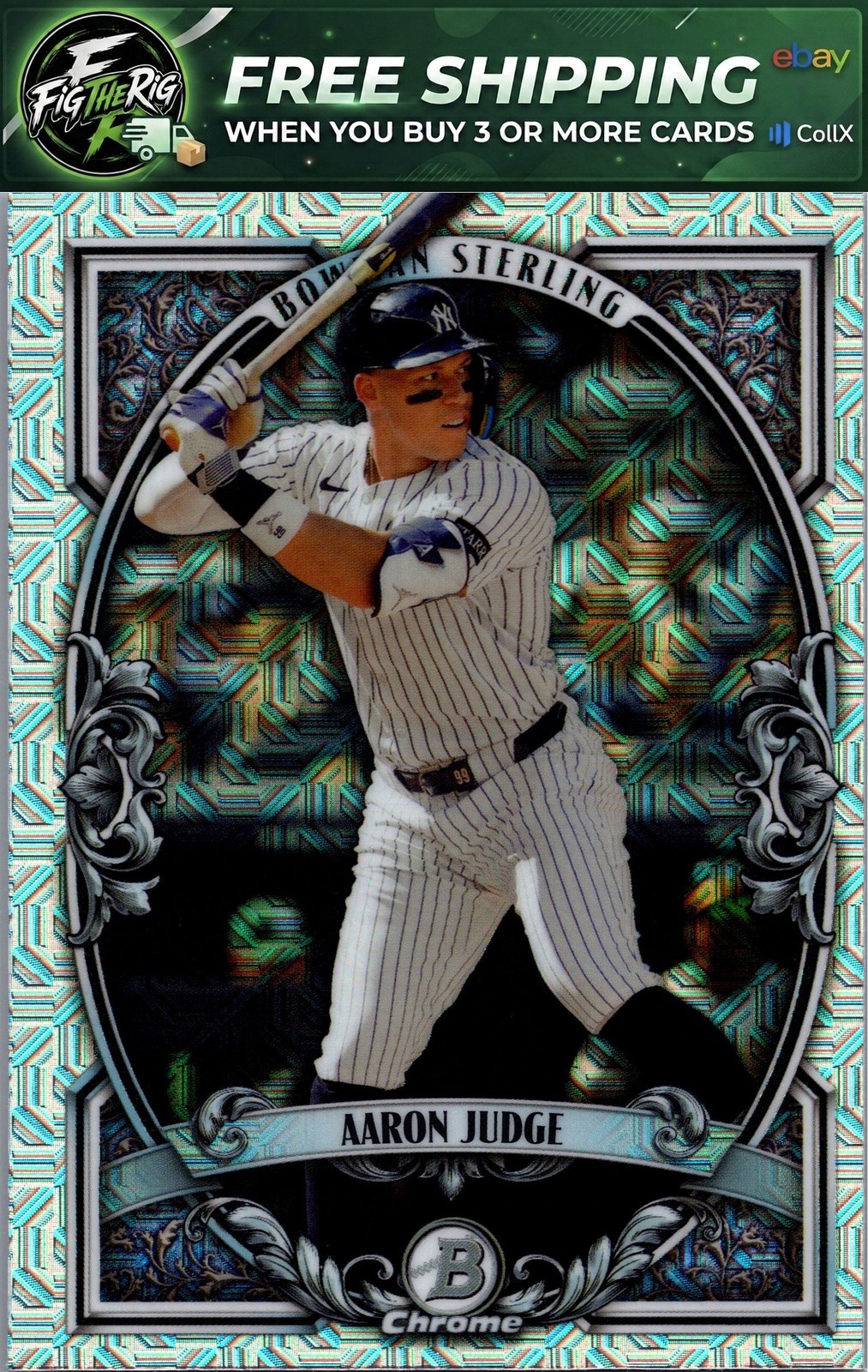 2026 Bowman #BST-4 Aaron Judge Bowman Sterling Mojo Refractors