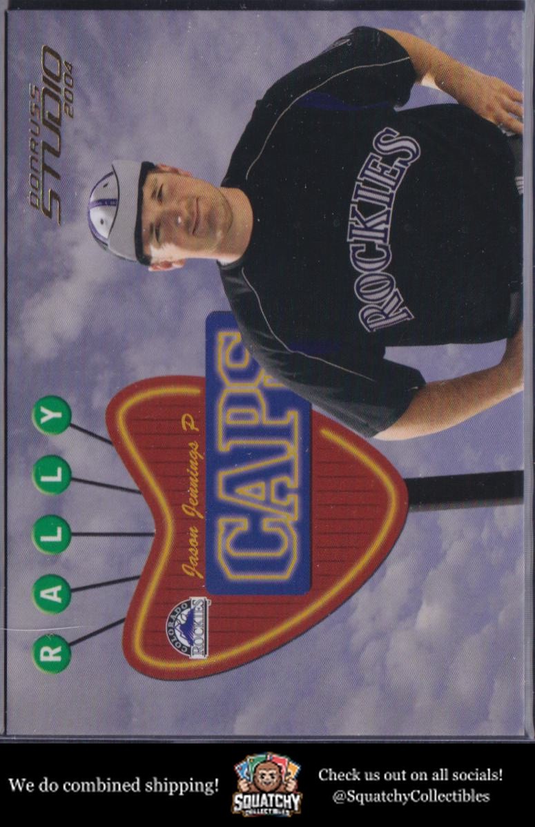 2004 Donruss Studio #RC-15 Geoff Jenkins Rally Caps Gold #/499