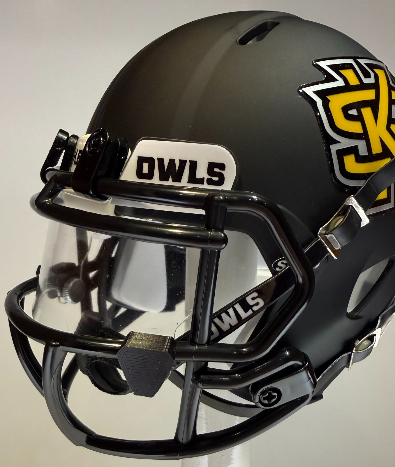 Kennesaw State Owls Custom Mini Riddell Football Helmet – Any Player #