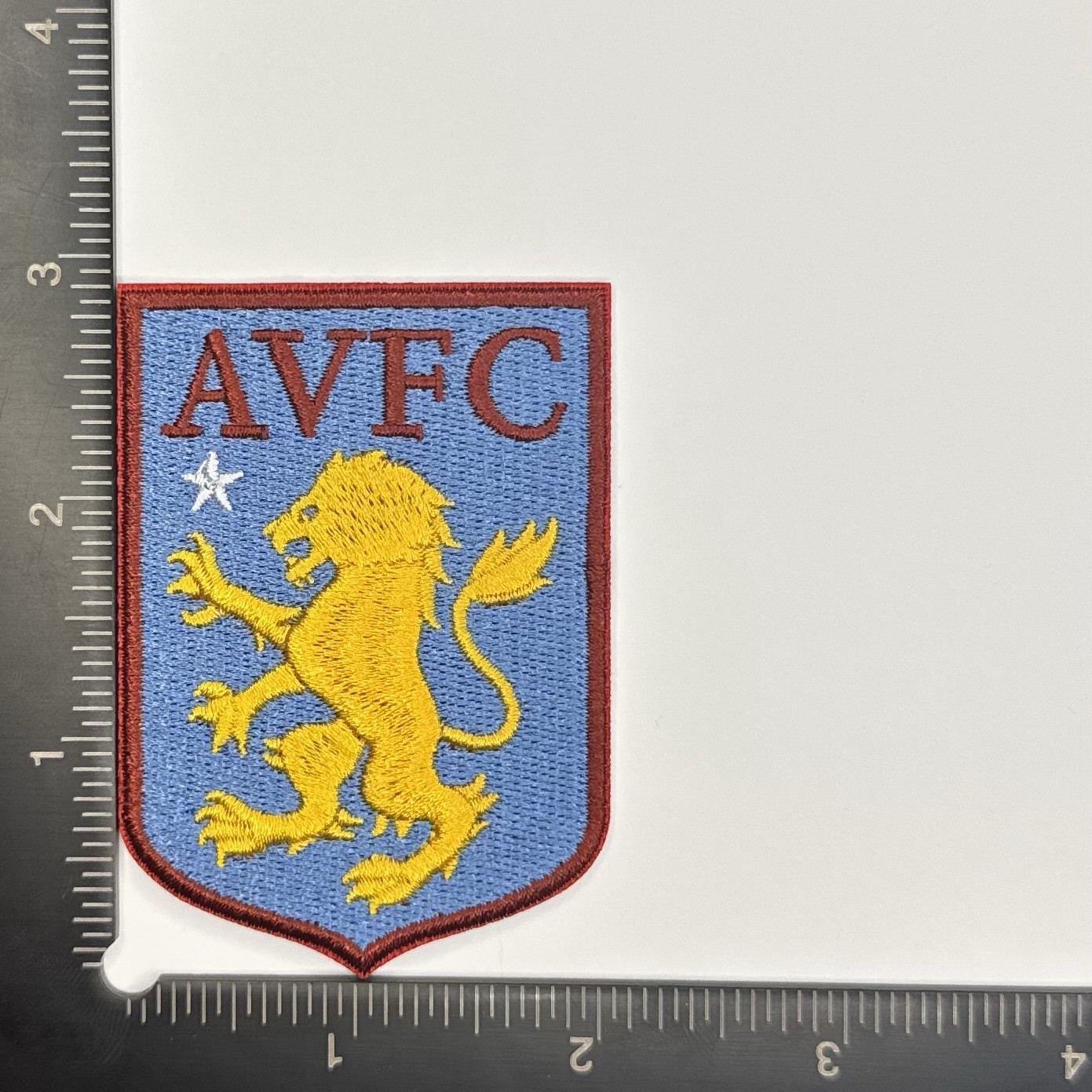 Ashton Villa Embroidered Iron On Patch EPL English Premier League Soccer ￼