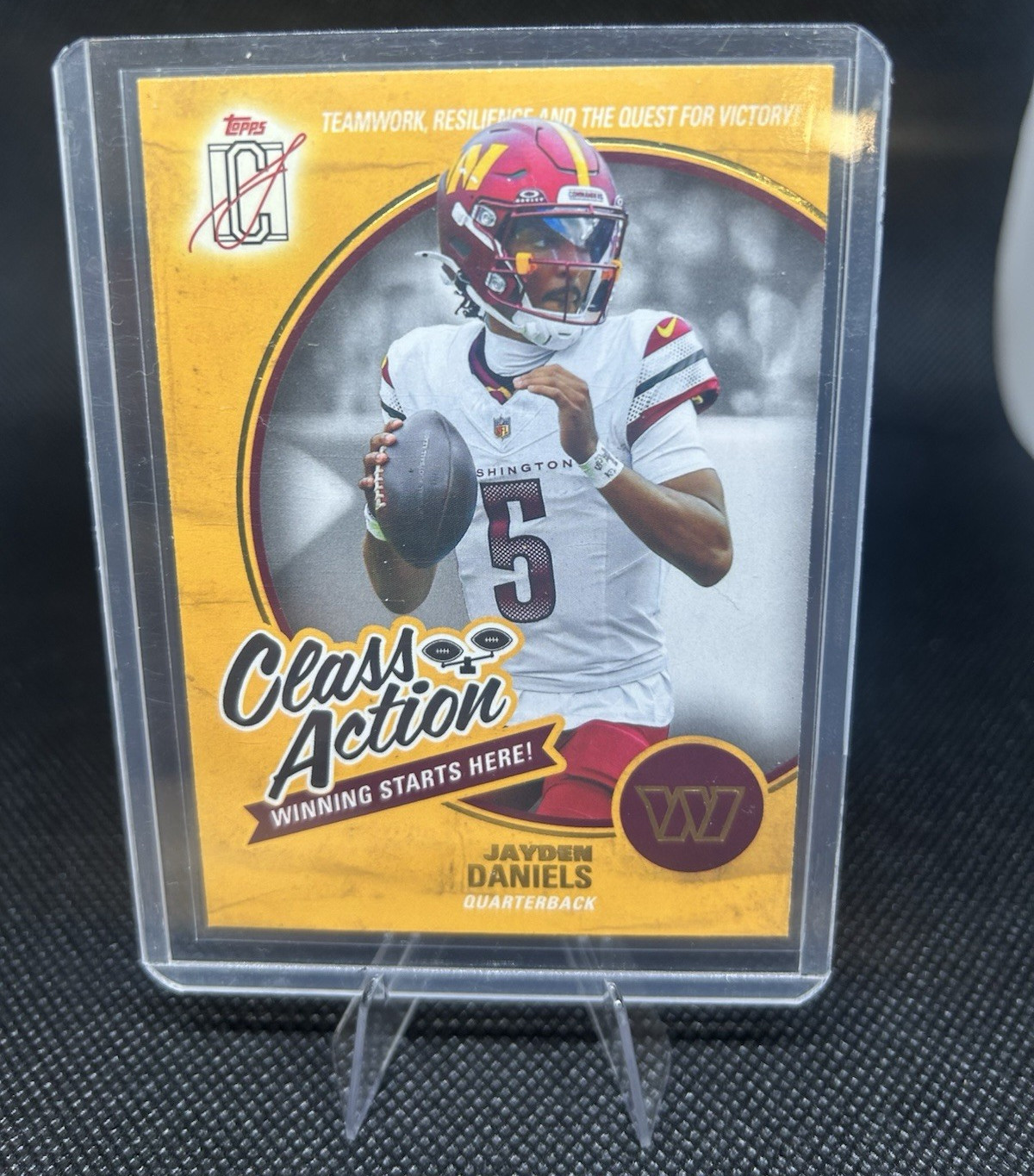 Topps 2025 Signature Class Jayden Daniels Commanders Class Action #CA-24
