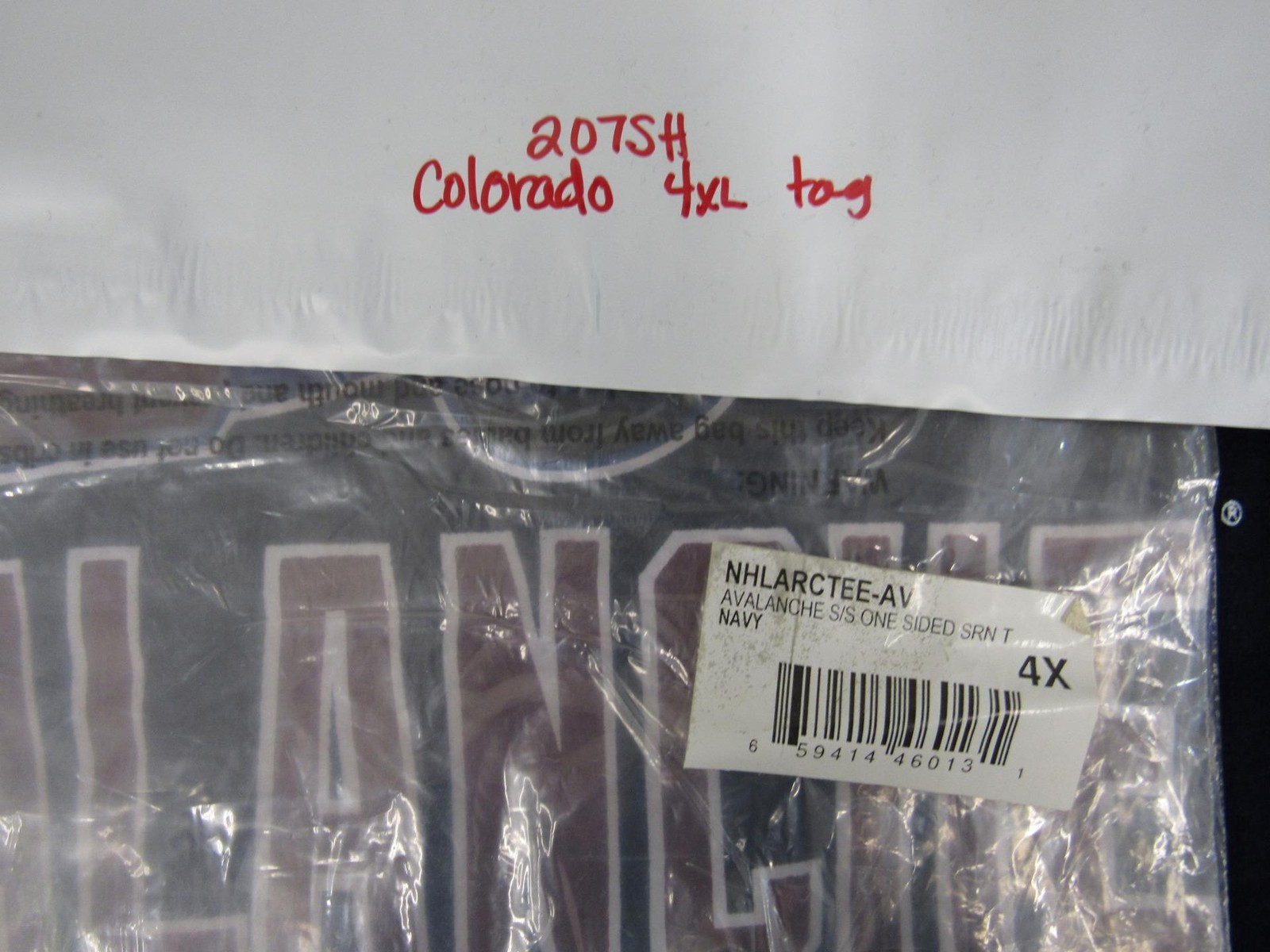 New Colorado Avalanche Mens Sizes 4XL-6XL Blue Majestic Shirt