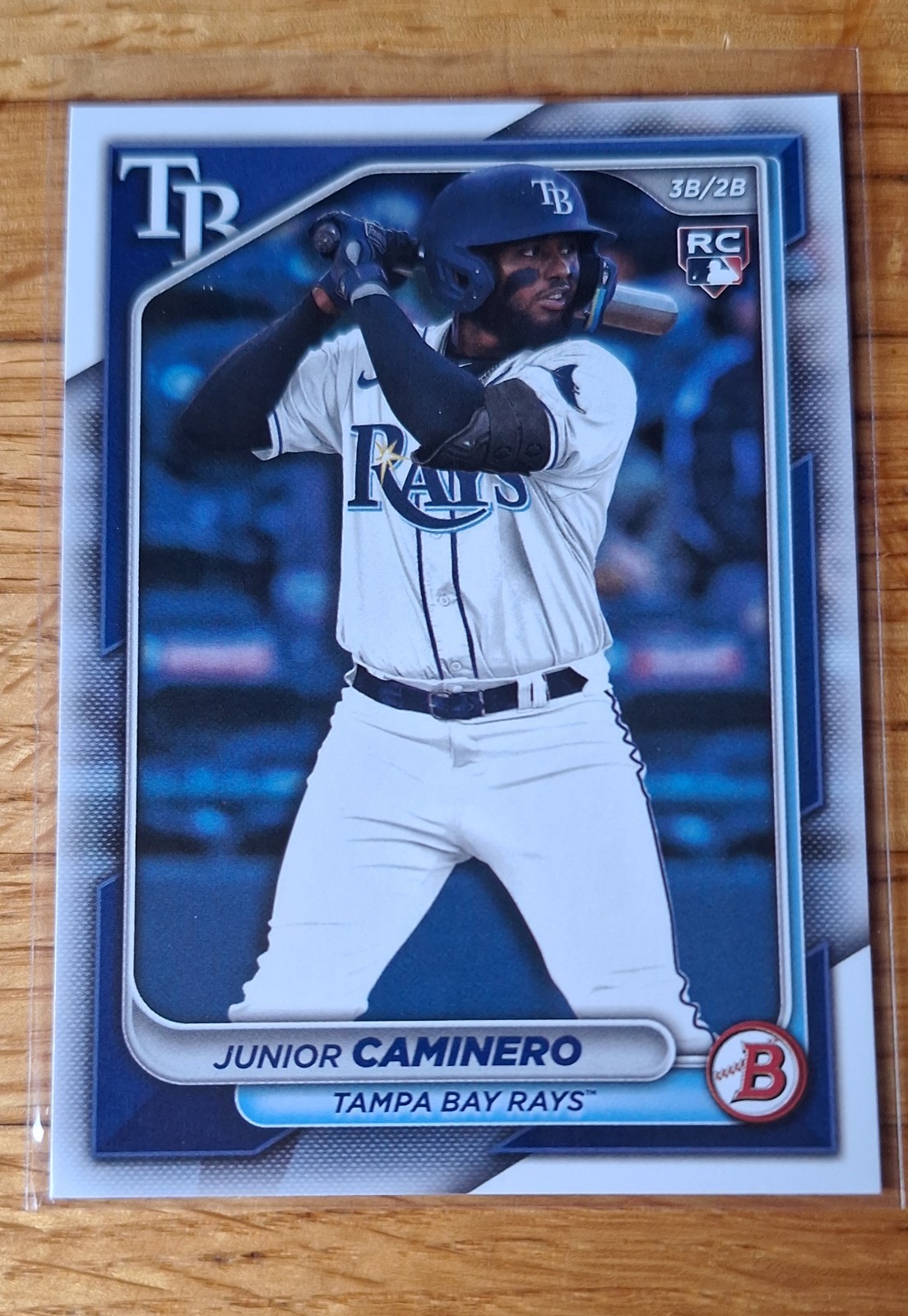 2024 Bowman Chrome Junior Caminero RC Rookie #20 Tampa Bay