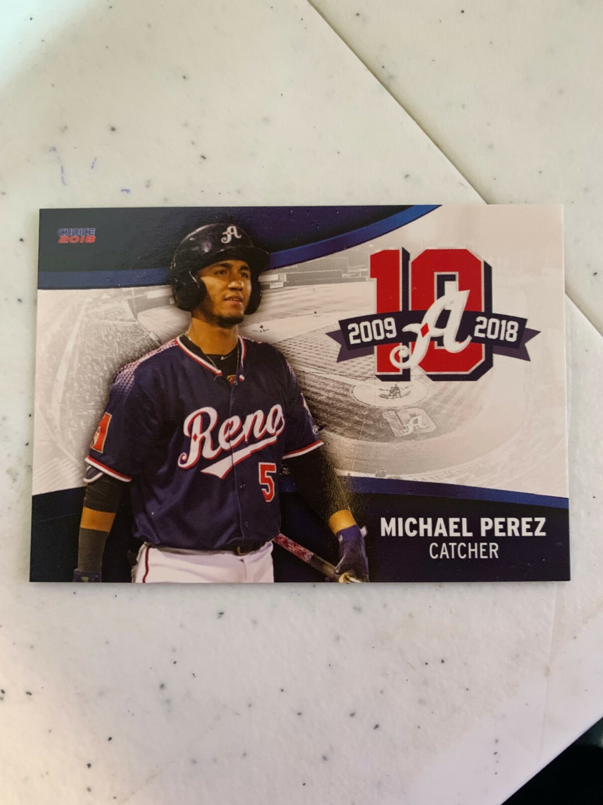 Michael Perez 2018 Reno Aces Team Card