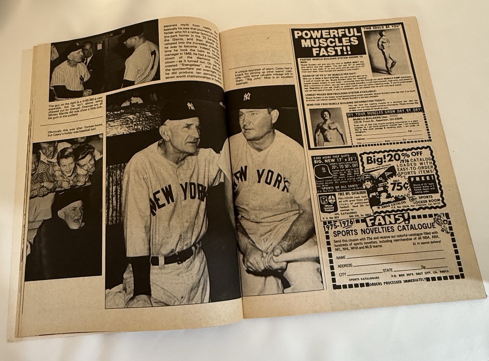 1976 All-Time Baseball Greats With 17 Page Quiz! Magazine, 100’s Of Rare Photos