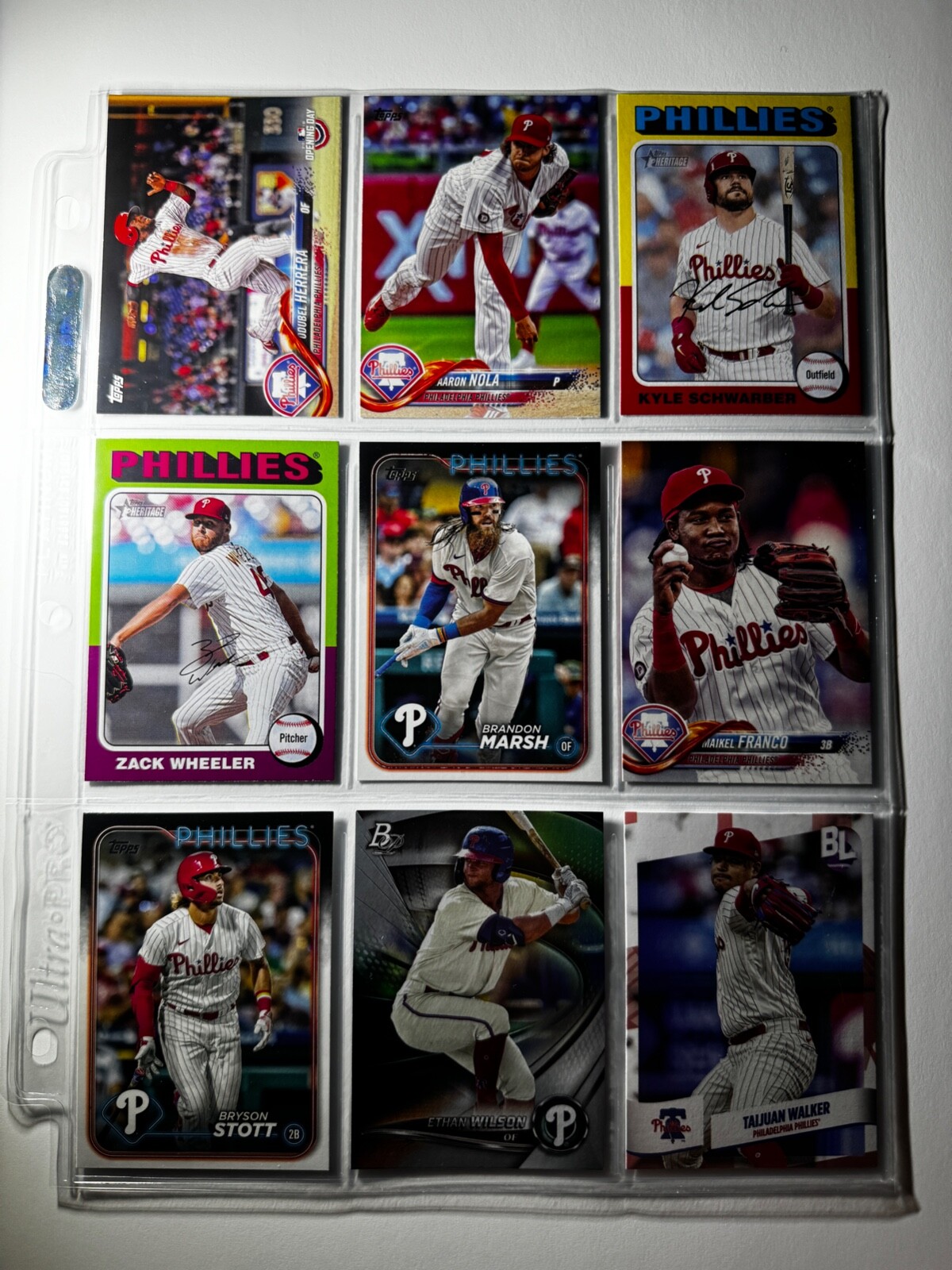 🔥 Topps Baseball – Philadelphia Phillies -9 card lot /Look at my store 4 more!
