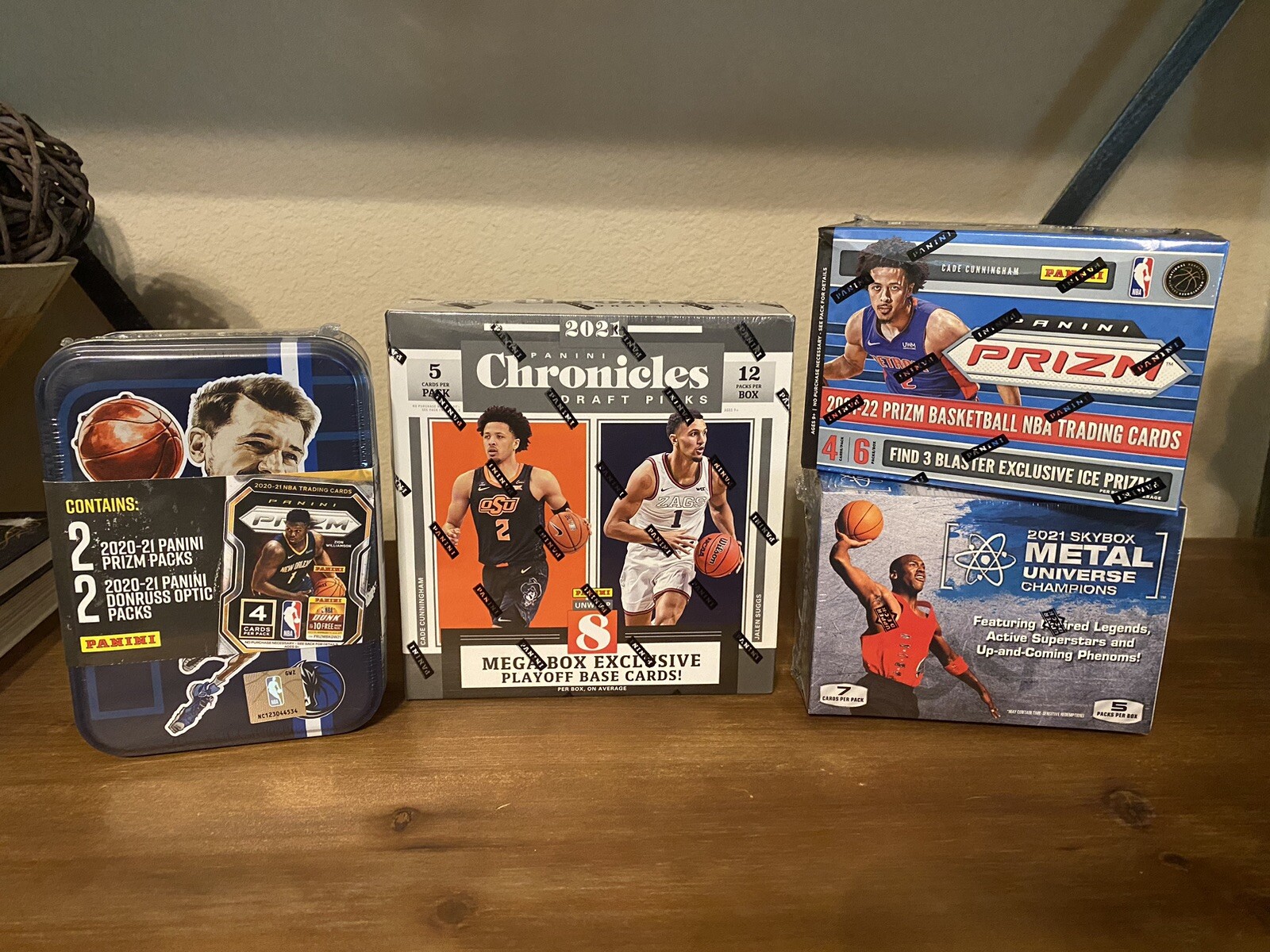 4 Sealed Box Lot Basketball Great Mix For Breaks Prizm Optic Draft Chronicls BL5