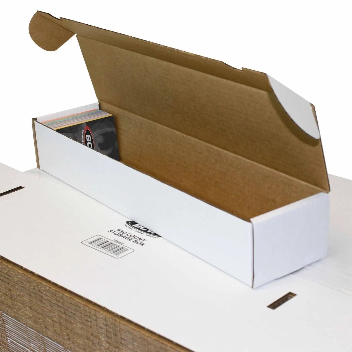 (15x) BCW 930 CT COUNT Corrugated Cardboard Storage Box-Sport Trading Card Boxes