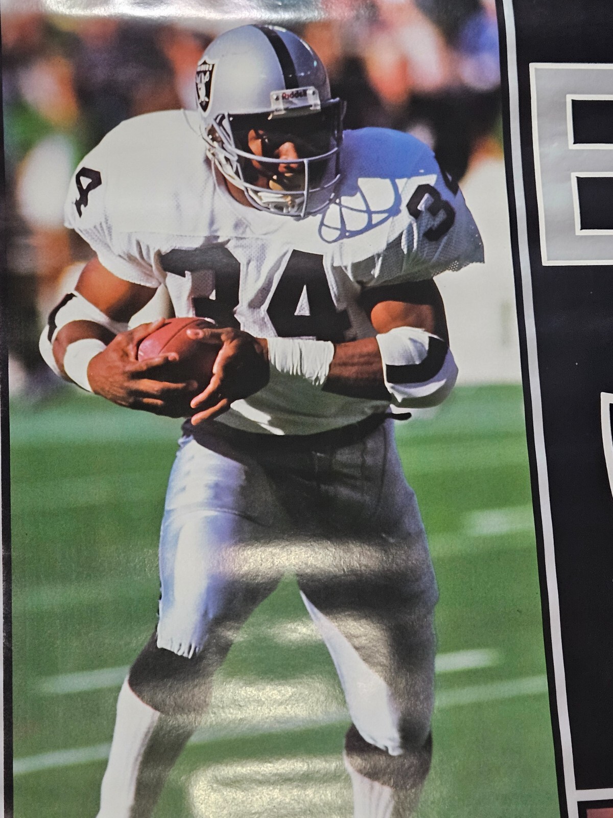 Bo Jackson 1990 NOS SEALED VINTAGE LA Raiders Starline 42×58″ Subway Poster RARE
