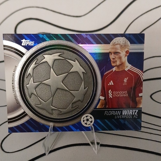 Topps UEFA Club Competitions 2025/26 Florian Wirtz Liverpool SCR-FW STARBALL