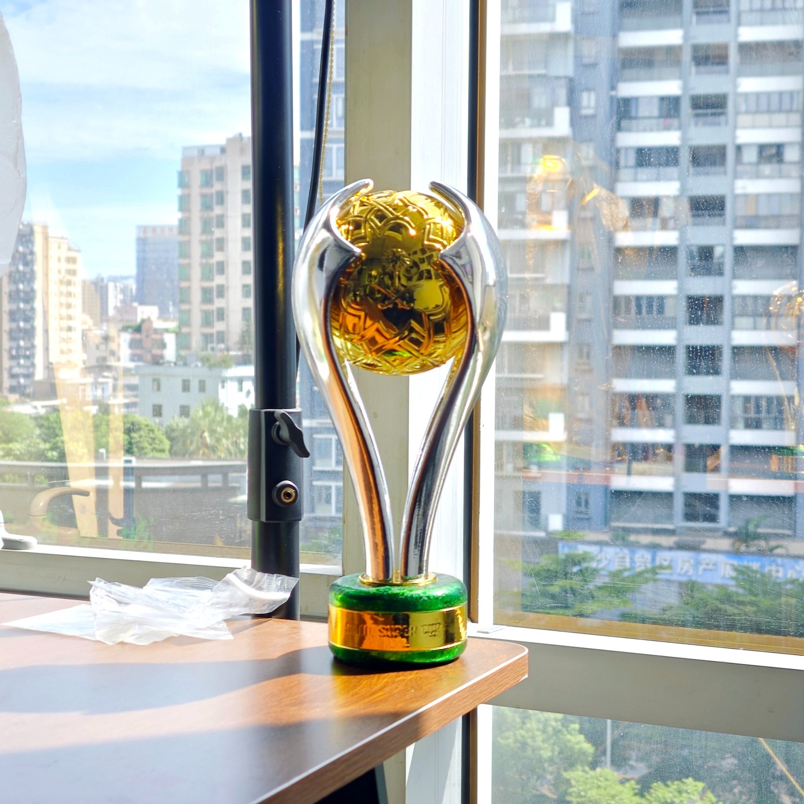 Saudi Super Cup Championship Trophy Resin Replica 33cm Trophy