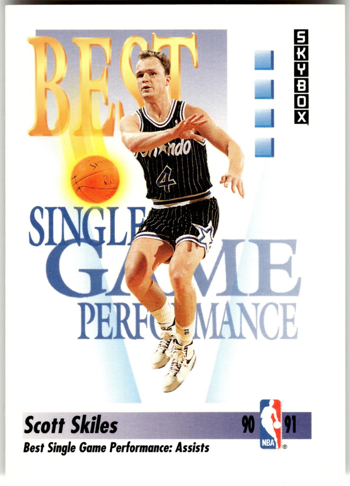 1991-92 SkyBox #310 Scott Skiles Orlando Magic NBA