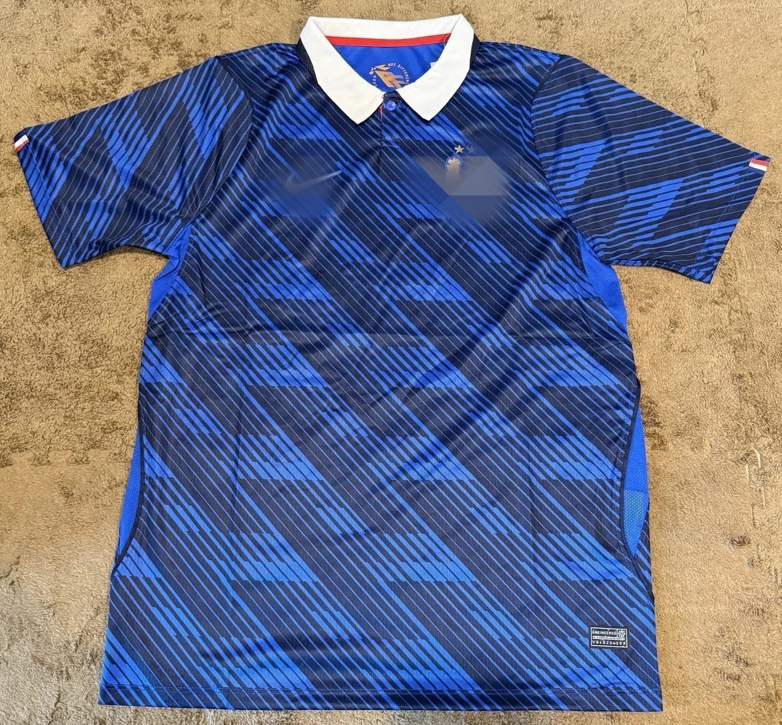 Clearance SALE France Soccer Jersey Allez Les Bleus Home Blue