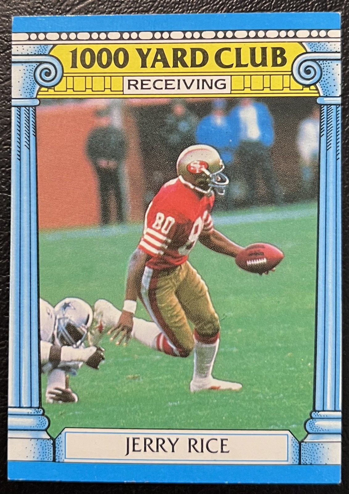 1987 Topps 1000 Yard Club #2 Jerry Rice – San Francisco 49ers – NrMt+