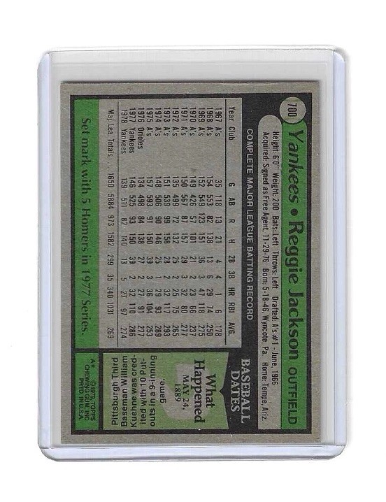 1979 Topps Reggie Jackson #700